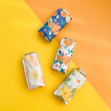 超輕防曬太陽傘女晴雨兩用防紫外線折疊五折小巧便捷遮陽雨傘