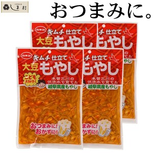 カネカ食品 大豆もやし キムチ仕立て 195g 4袋 おつまみ 惣菜 セット 仕送り 一人暮らし ご飯のお供