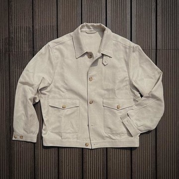 TheKiller翻領休閑空軍夾克外套重麻短款人字紋夾克