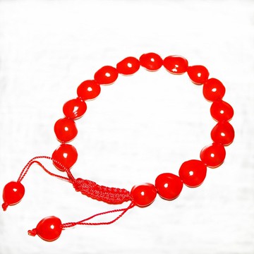 1送1天然相思豆心菩提手串入骨相思手尚男女款豆