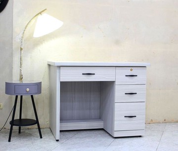 【歐風別館】安東白梣色3.5尺書桌【桃園免運費】