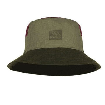 BUFF 【西班牙 】高防曬 Sun Bucket Hat 抗UV太陽漁夫帽.中盤帽.遮陽帽.休閒帽/BF125445 墨綠卡其