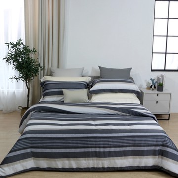 金安德森寢具 蓋帝 灰 萊賽爾天絲 雙人四件式 床包組