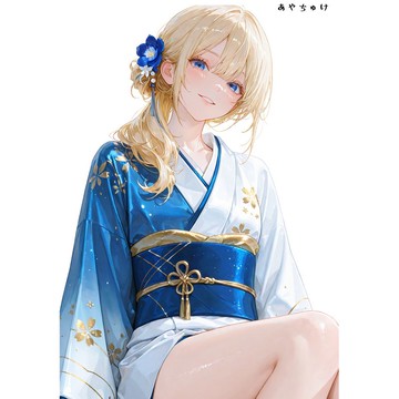 【12月新品】07-109-0083 人物貼紙 性感和服女孩