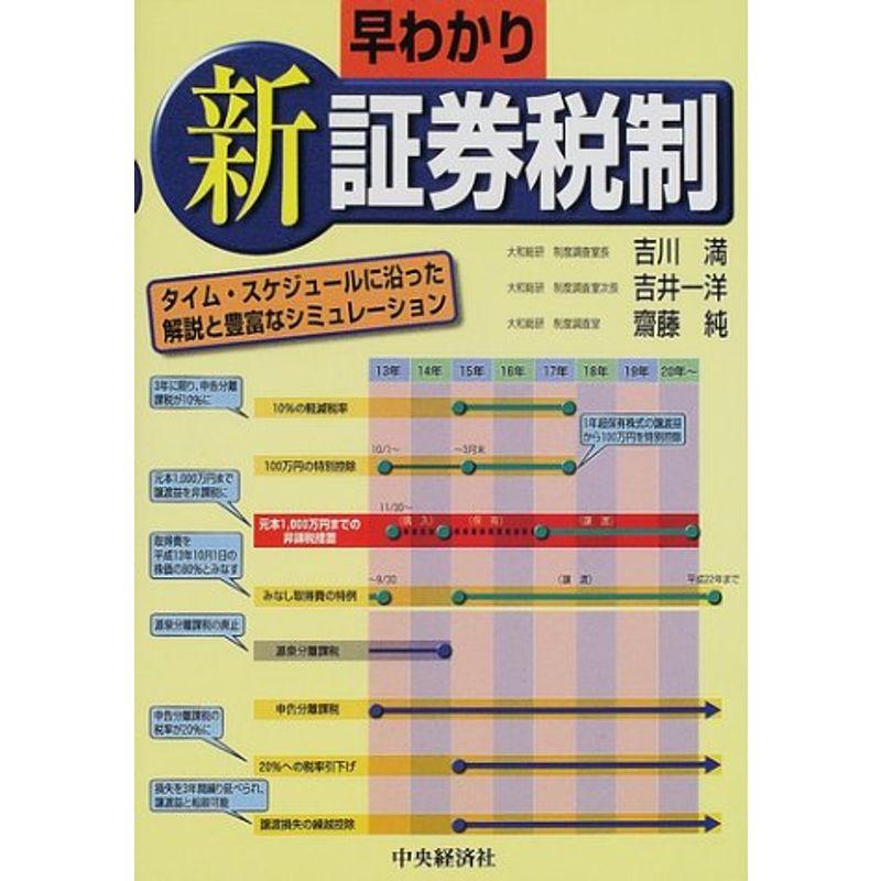 早わかり新証券税制?タイム・スケジュールに沿った解説と豊富なシミュレーション