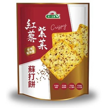統一生機紅藜紫菜蘇打餅　eslite誠品