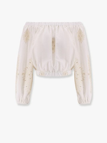 Tulip cotton top with embroidery - LAVI - gender_Woman