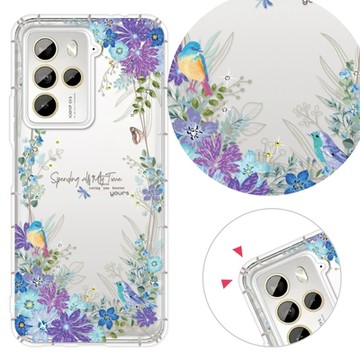 YOURS HTC 全系列 彩鑽防摔手機殼-喜鵲
