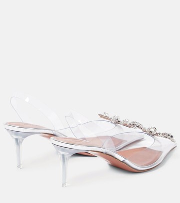 Amina Muaddi Rosie embellished slingback pumps