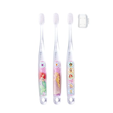 日本 SKATER - Skater 兒童牙刷(3-5歲)3入組-迪士尼公主My Day