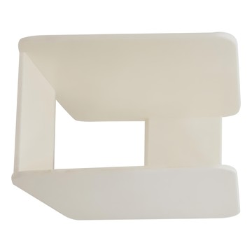 日式方形懸掛菜瓜布收納架 開口加大設計 瀝水防潮通風 輕鬆收納  白色  1個