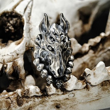 Alarein /手作銀飾/戒指/狼城/獦狚