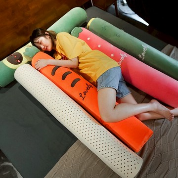 乳膠圓柱長條大抱枕女生睡覺專用側睡夾腿抱枕床上男生款枕頭可愛