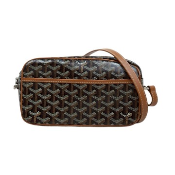 GOYARD 經典老花相機包斜背包 棕色黑色