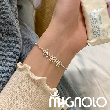 MIGNOLO💫花間拾光手鍊｜手鍊 花朵手鍊 手環 雙層手鍊 氣質 簡約手鍊 女生手鍊 手環 女手鍊