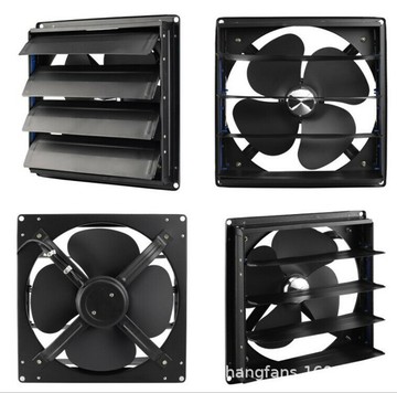 工廠批發16寸防雨百葉帶百葉排風扇大功率排氣扇廚房排油煙風扇【DD1113001】