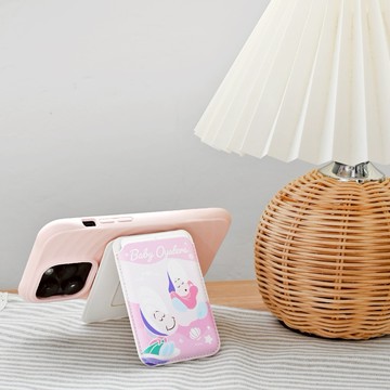 送禮520 (出遊神器)【infoThink】小牡蠣系列摺疊卡套手機支架(快速出貨)