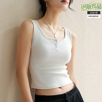 【辣妹必入】吊帶背心 無袖上衣 短款背心 韓版吊帶 螺紋內搭 修身顯瘦 外穿設計 夏季清涼 小眾性感