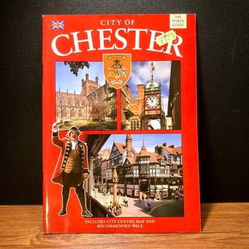 ◤絕版🇬🇧城市導覽《City of Chester切斯特》The Pitkin Guide｜英國柴郡古城 含市區地圖