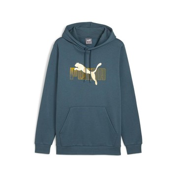 PUMA 基本系列Logo Lab Holiday長厚連帽T恤 男性