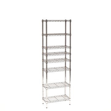 【客尊屋】小資型《粗管徑》 30X60X195Hcm 銀衛士八層架