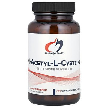 Designs For Health, N-乙酰-L-半胱氨酸，120 粒素食膠囊（每粒膠囊 900 毫克）