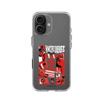 iPhone 17 Clear Case（相機按鈕） 透明 - 迪士尼-皮克斯 PIXAR - 超人特攻隊出動