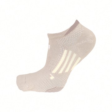 FootSpa加強透氣足弓機能船襪-條紋 - M裸杏