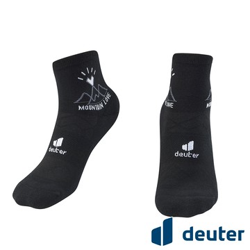 【deuter 德國】厚底羊毛襪(A6AS2301N黑/厚底襪/運動襪/毛巾襪/125周年紀念款)