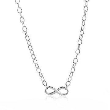 (展示品)Tiffany&Co. 蒂芙尼 無限符號 925純銀 粗鏈項鍊