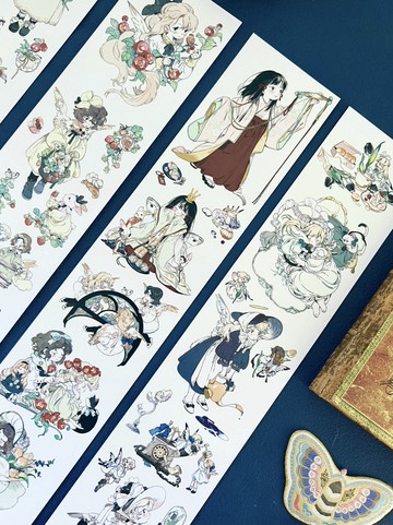 芙羅拉的擁抱 日式花の少女 PET 和紙膠帶 台灣製 10米卷