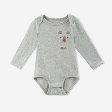 Roots 嬰兒-POCKET ANIMAL 包屁衣