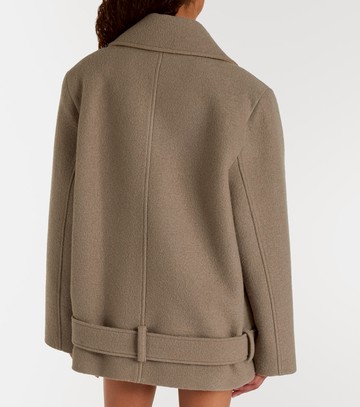 The Frankie Shop Scothern virgin wool peacoat