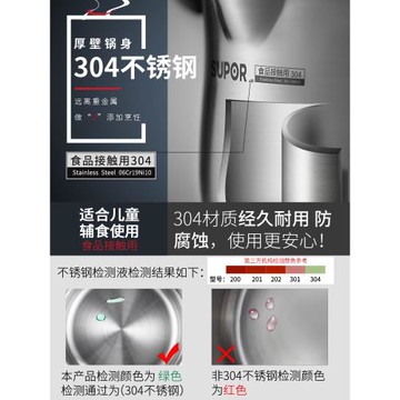 蘇泊爾奶鍋304不銹鋼家用小煮鍋熱奶小湯鍋泡面鍋嬰兒寶寶輔食鍋