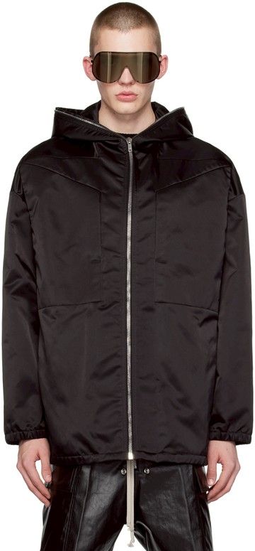 Rick Owens 黑色连帽夹克