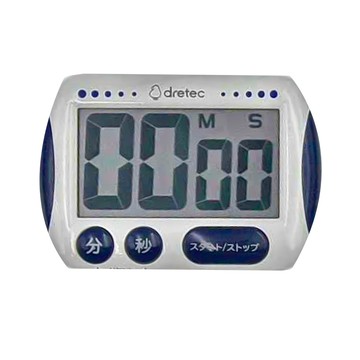 Life 徠福 日本DRETEC 多利可 大字幕正倒數計時器 T-291 63 x 88 x 19mm  藍色  1個