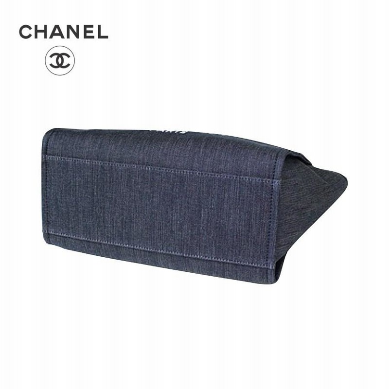 CHANEL シャネル ドーヴィル トートバッグ ショルダーバッグ デニム 