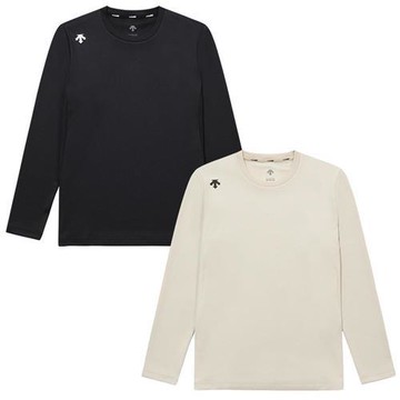 Descente 迪桑特 長袖上衣 男裝 瑞士滑雪隊 黑/米【運動世界】SQ323STL93-BLK0/SQ323STL93-LBEG