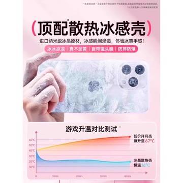 【冰感散熱】第一衛適用蘋果16手機殼iphone16promax新款15透明防摔14promax硅膠保護套13超薄12全包plus女軟