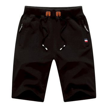 口袋拉鍊！不挑身形精品設計休閒棉短褲 / 萊卡彈力 / 六色 / M到5XL【QTJK721】