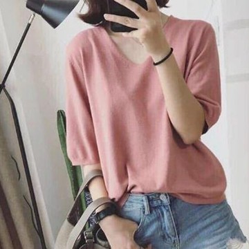 韓版簡約OL打底上衣(KDT-5649)