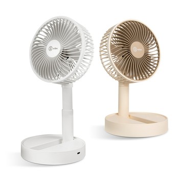 aibo 6吋伸縮折疊可定時 充電式風扇