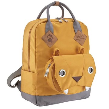 Morn Creations 原廠老虎SCHOOL系列電腦後背包(M)黃 (SB-302-YW)