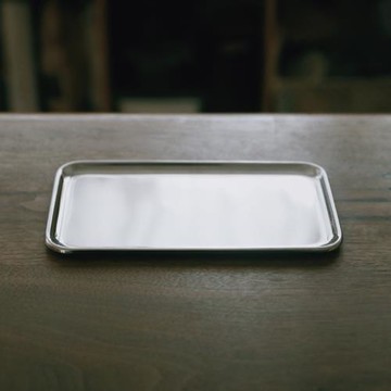 糯米瓷 | 國器 精致不銹鋼長方平盤 收納盤 光面質感好長方小托盤