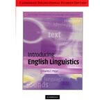 Introducing English Linguistics  Meyer  Cambridge