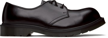 Dr. Martens 黑色 1461 Analine Leather Steel Toe 德比鞋