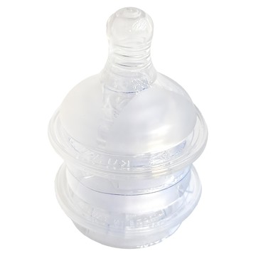 KU.KU Duckbill 酷咕鴨 PLUS仿親餵奶嘴 寬口十字孔 2入裝 適用於麥粉  XL  1盒