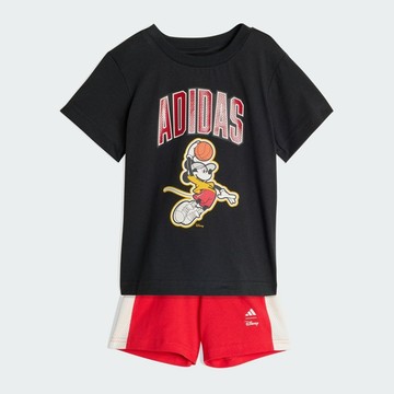 adidas 迪士尼 MICKEY MOUSE 運動套裝 短袖/短褲 嬰幼童裝 JZ7677 官方直營