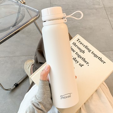 特賣🎀簡約保溫杯男女士高顔值大容量水杯2025新款女帶茶隔泡茶杯子戶外 大容量316不銹鋼保溫杯 雙飲學生運動水壺 保溫