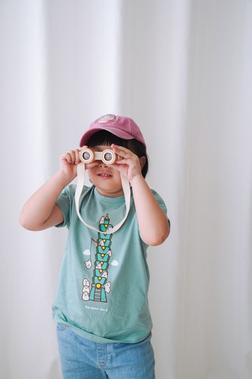 Kid-麻糬兔101小孩T-shirt (莫蘭綠)